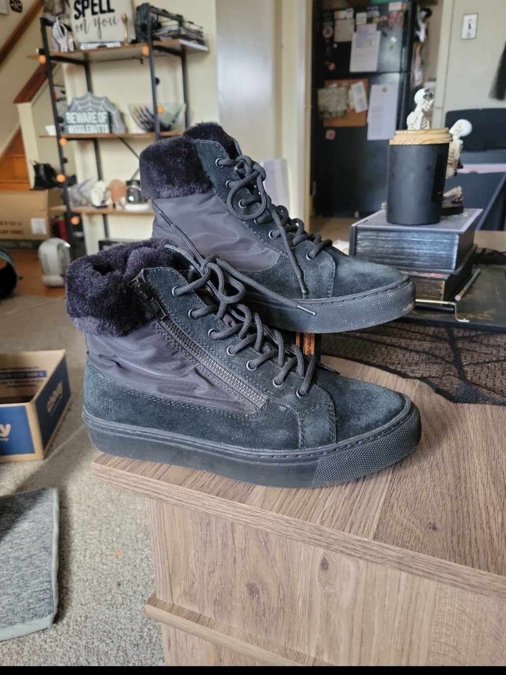 Waterproof Cougar Dubliner Faux Fur Lined Winter Sneaker